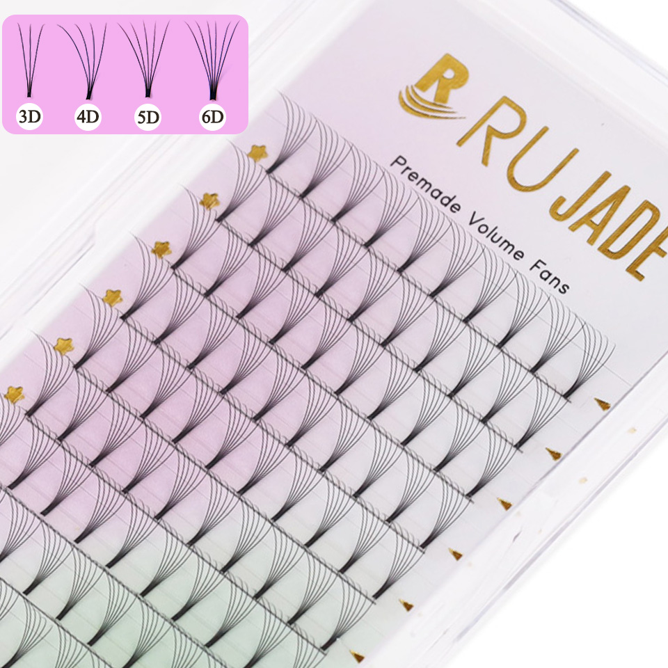 Eyelash Extension Korea Natural - 루자데 0.07/0.10mm 숏/롱 스템 코리아 프리메이드