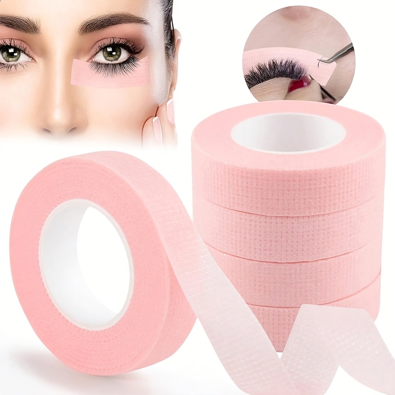 Eyelash Extension Eyeliner - 3롤 마이크로포러스 아이 메이크업 테이프, 저자극성
