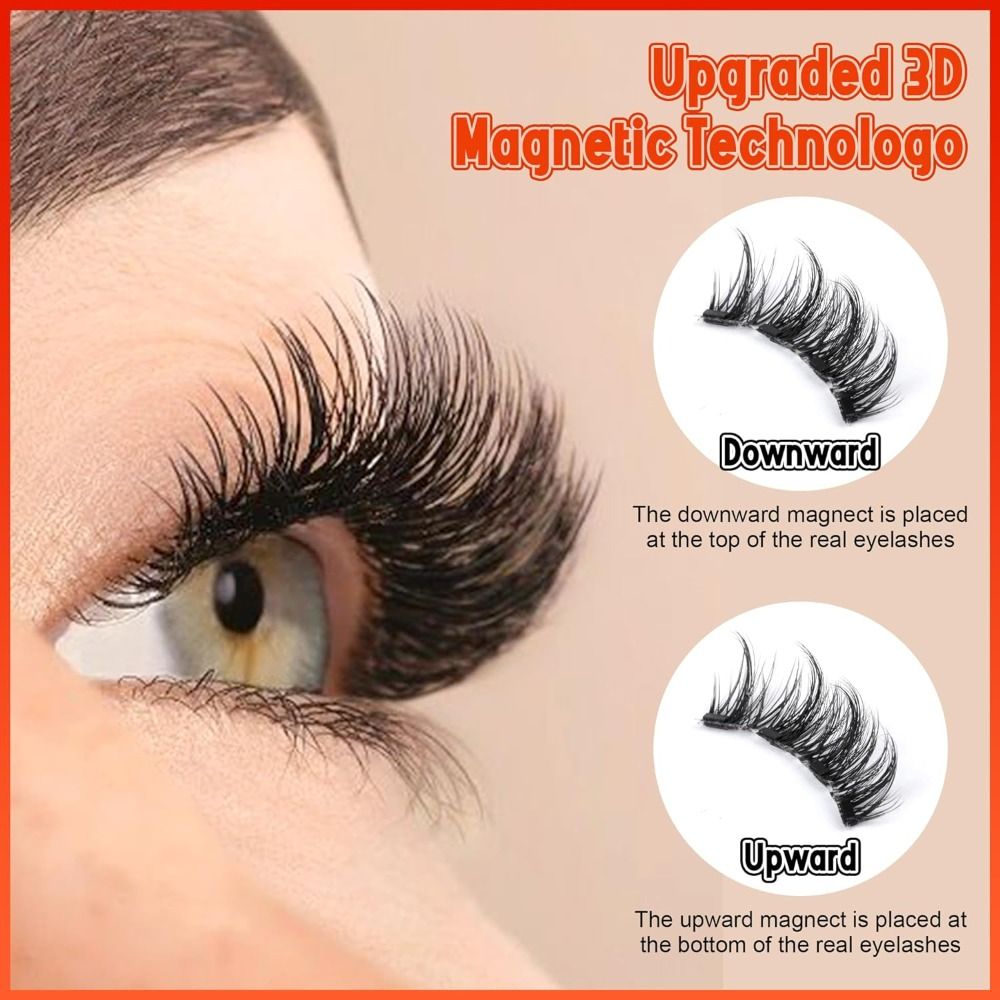 Eyelash Extension Eyeliner - 접착제 없이 사용 가능한 자석 속눈썹,