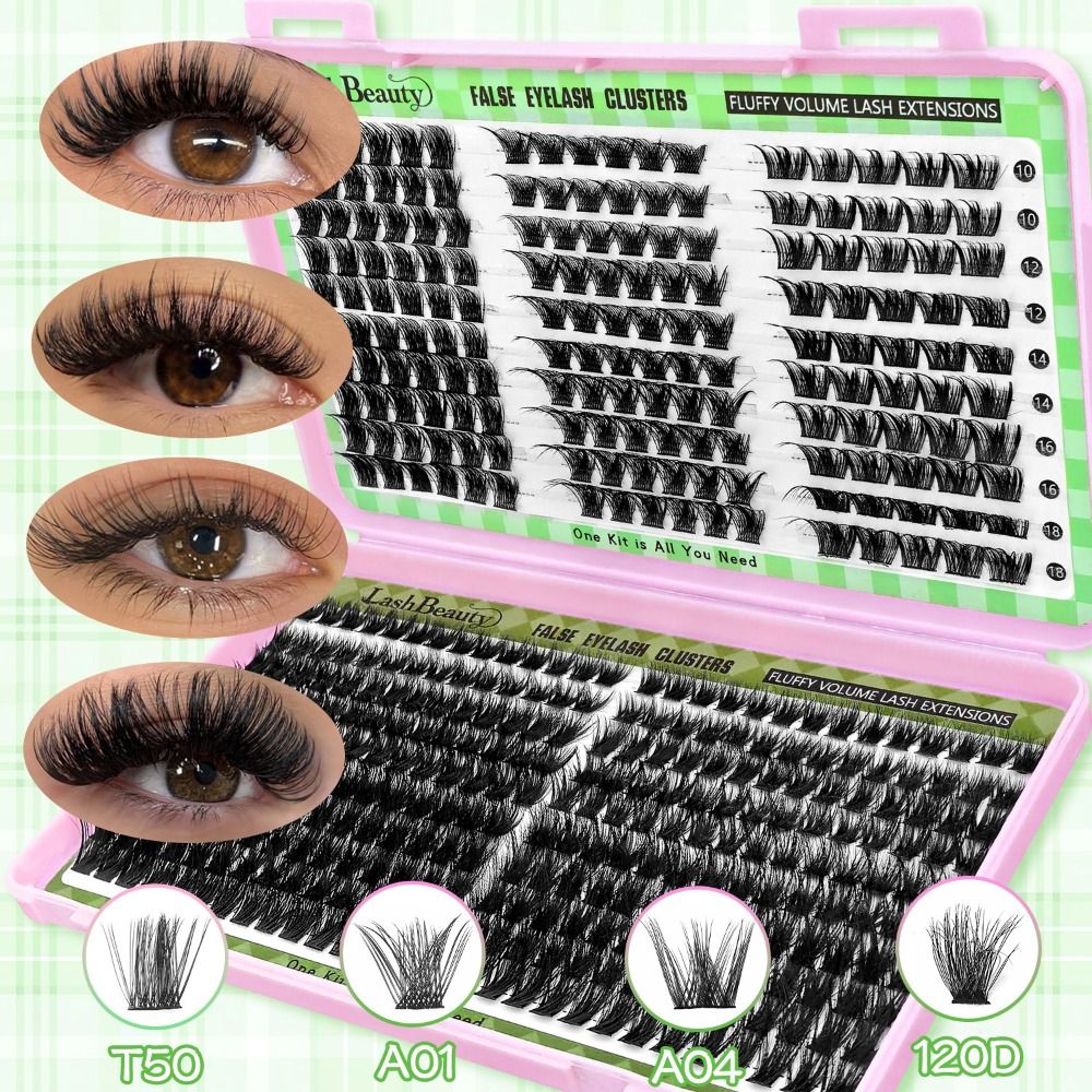 내추럴 룩 인조 속눈썹 본드 앤 씰 클러스터 디자인 3 - Eyelash Extension Natural Look 리뷰 및 가격