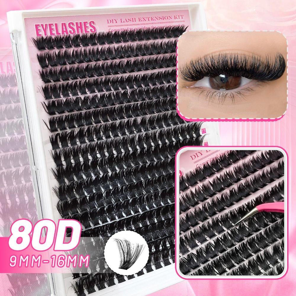 내추럴 룩 인조 속눈썹 본드 앤 씰 클러스터 디자인 D - Eyelash Extension Natural Look 리뷰 및 가격