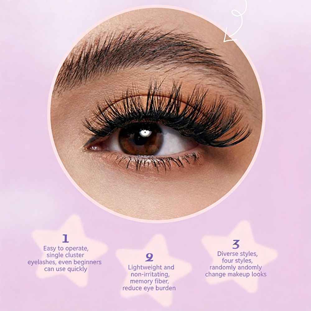12줄 내추럴 룩 인조 속눈썹, 위스피 스타일, 접착  - Eyelash Extension Natural Look 리뷰 및 가격