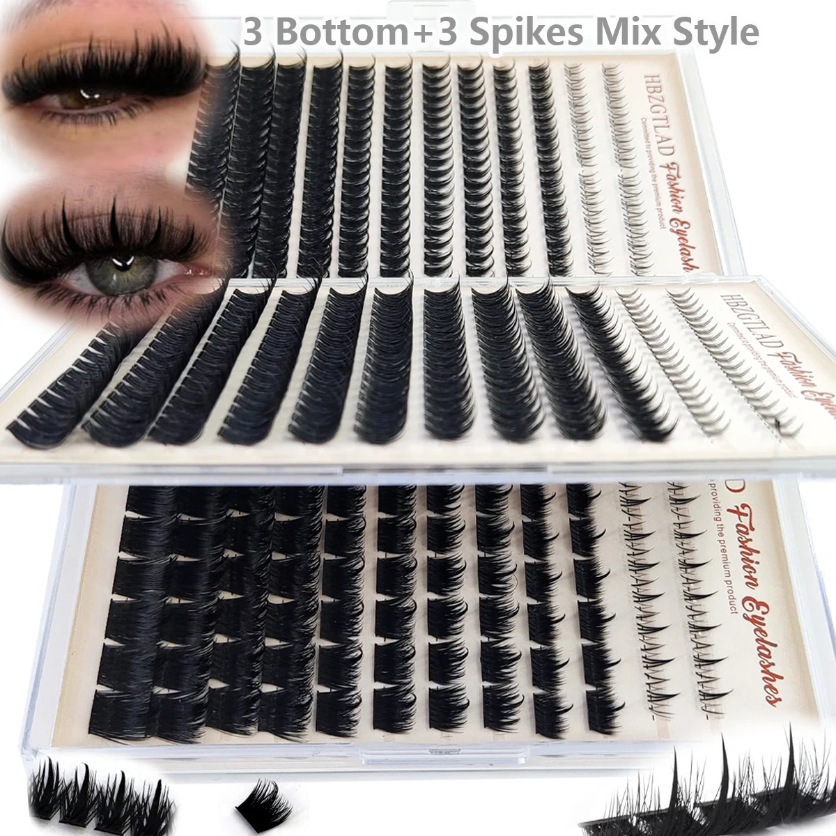 HBZGTLAD 만화 스타일 속눈썹 클러스터 슬림 속눈 - Eyelash Extension Anime Style 리뷰 및 가격