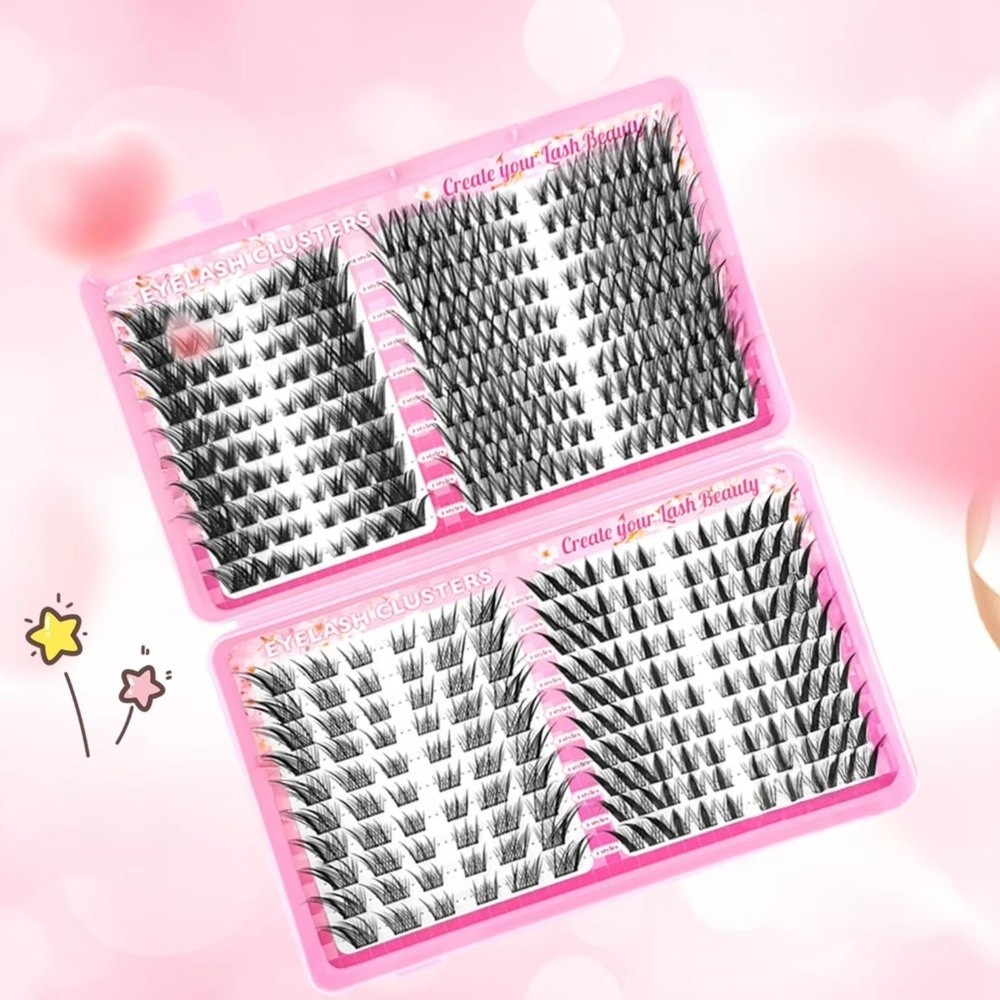 핫 내추럴 룩 인조 속눈썹 블랙 C컬 3D 효과 가짜  - Eyelash Extension Natural Look 리뷰 및 가격
