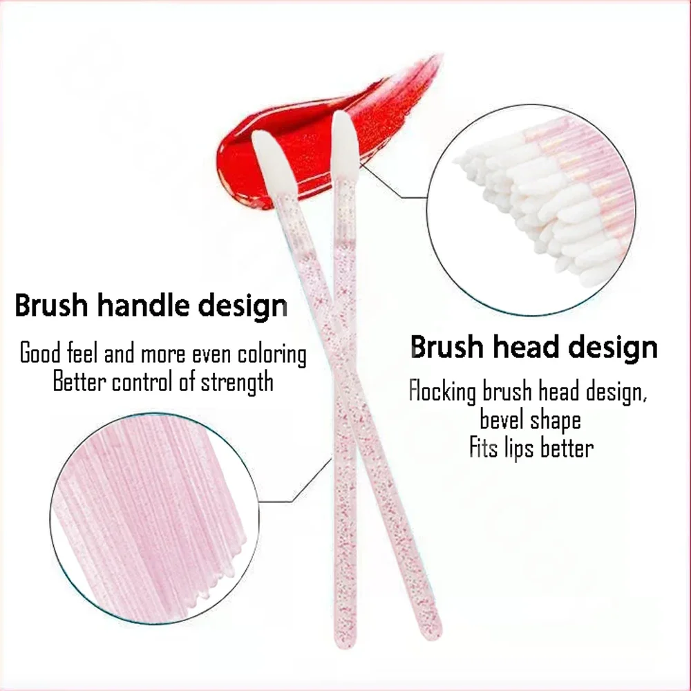 500PCS 일회용 립 브러쉬 메이크업 브러쉬 립스틱  - Eyelash Extension Eyeliner 리뷰 및 가격