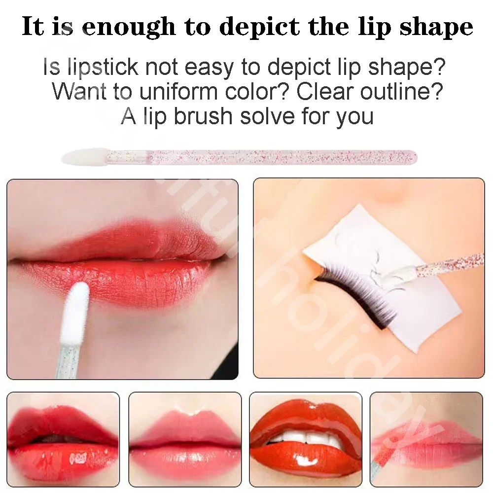 500PCS 일회용 립 브러쉬 메이크업 브러쉬 립스틱  - Eyelash Extension Eyeliner 리뷰 및 가격