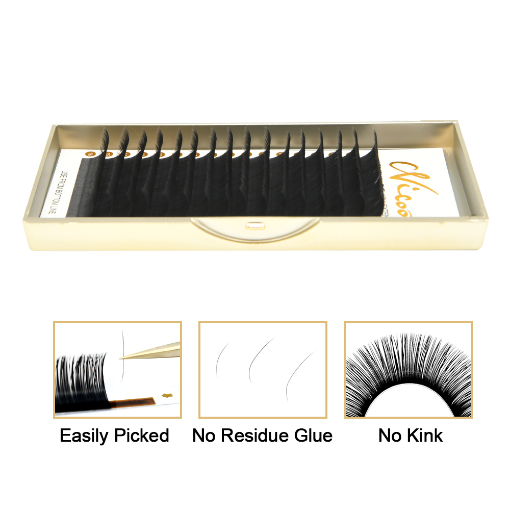 NICOO 개별 클래식 속눈썹, 익스텐션 밍크 속눈썹, - Eyelash Extension Natural Classic 리뷰 및 가격