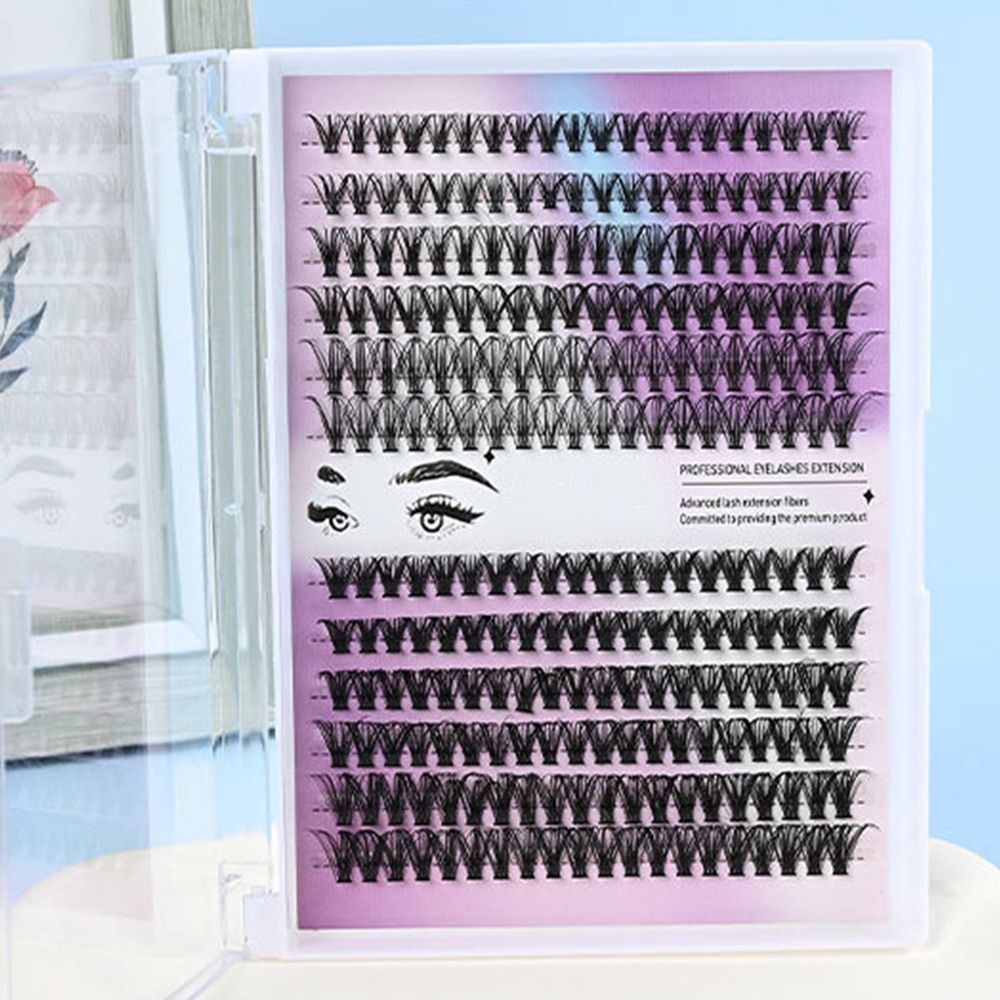 내추럴 룩 인조 속눈썹 본드 앤 씰 클러스터 디자인 D - Eyelash Extension Natural Look 리뷰 및 가격