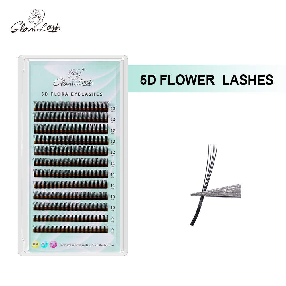 글램래쉬 5D 플라워 속눈썹 볼륨 스파이크 속눈썹 부드 - Eyelash Extension Anime Style 리뷰 및 가격