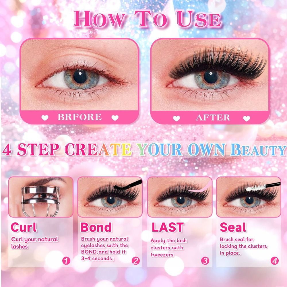 내추럴 룩 인조 속눈썹 위스피 스타일 본드 앤 씰 DI - Eyelash Extension Natural Look 리뷰 및 가격