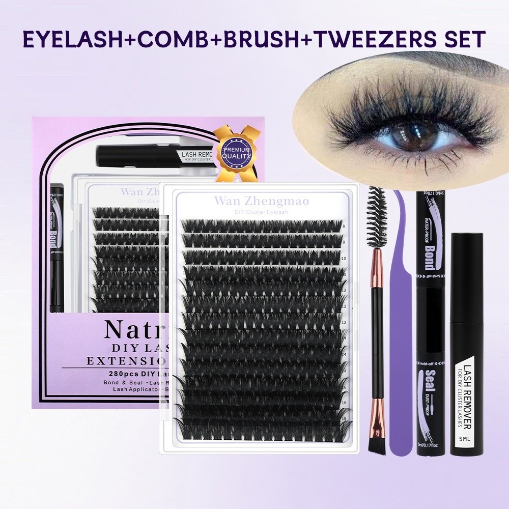 8-18mm 길이의 인조 속눈썹 본드 및 실런트, 자연 - Eyelash Extension Natural Look 리뷰 및 가격