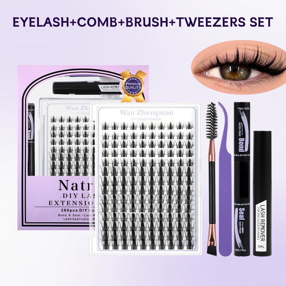 8-18mm 길이의 인조 속눈썹 본드 및 실런트, 자연 - Eyelash Extension Natural Look 리뷰 및 가격