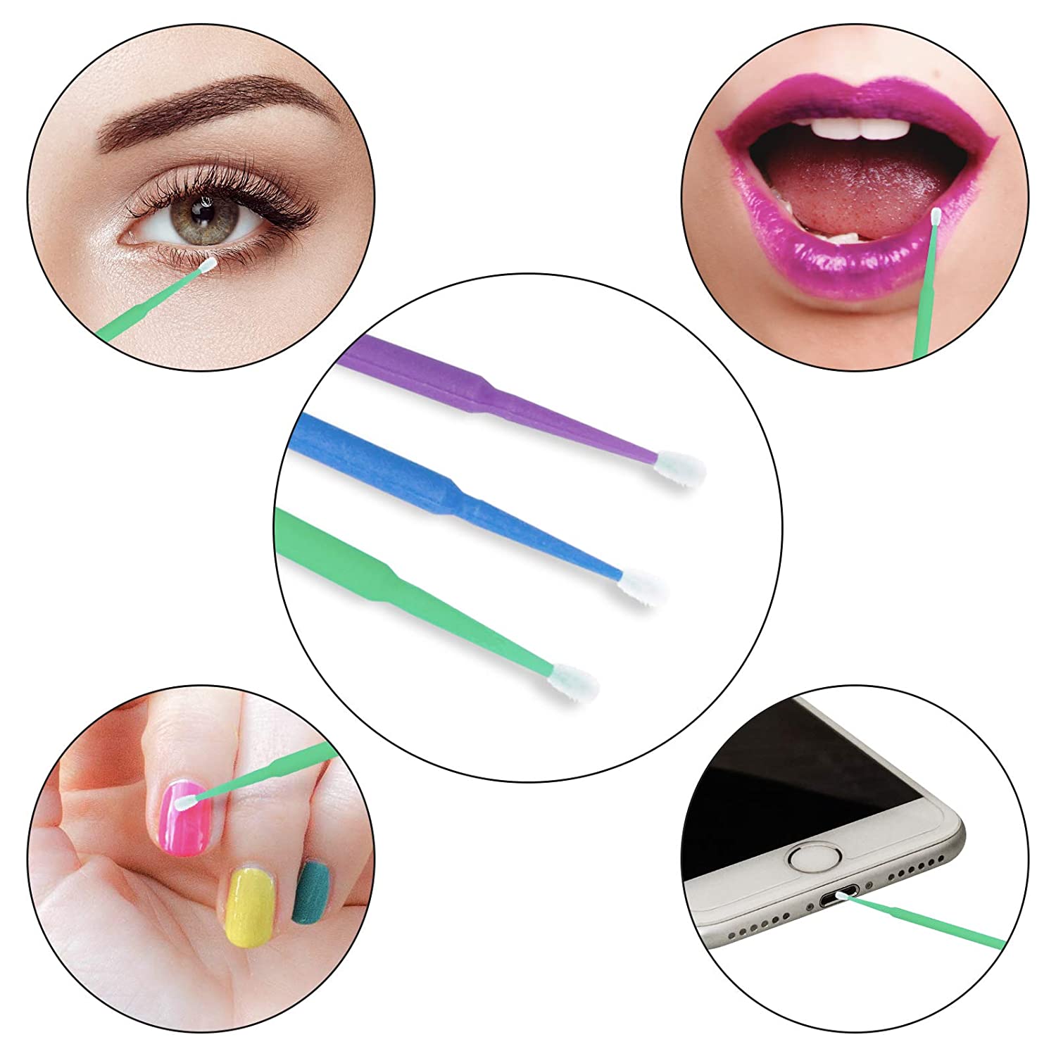 500 개/몫 속눈썹 연장 청소 면봉 속눈썹 리프트 접 - Eyelash Extension Eyeliner 리뷰 및 가격