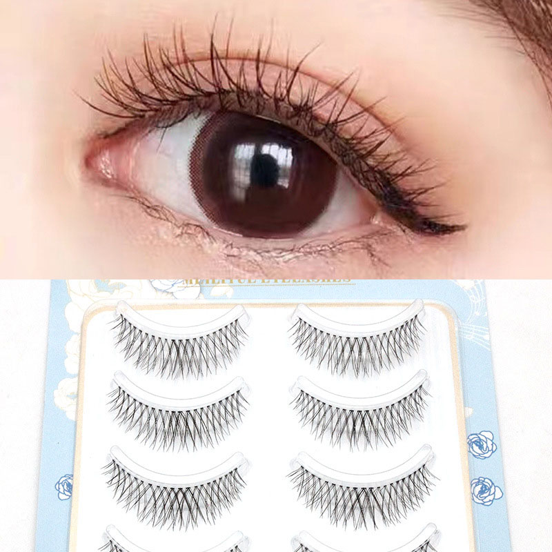 032 일본 한국 5쌍 인조 속눈썹 자연스러운 크로스  - Eyelash Extension Korea Natural 리뷰 및 가격