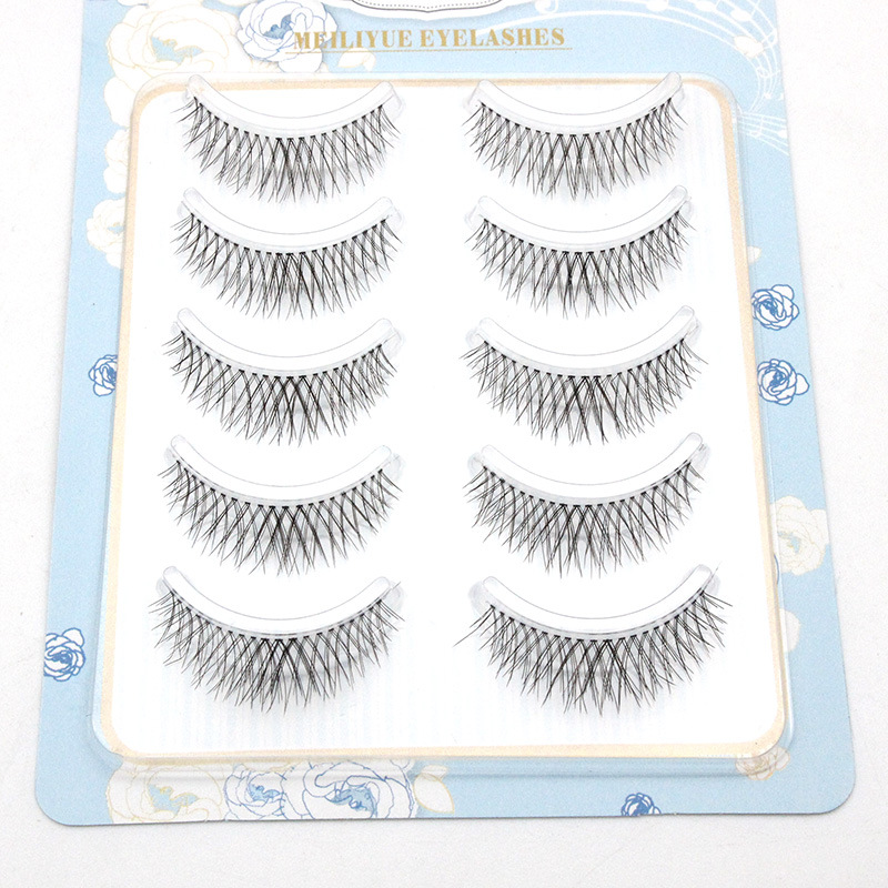 032 일본 한국 5쌍 인조 속눈썹 자연스러운 크로스  - Eyelash Extension Korea Natural 리뷰 및 가격