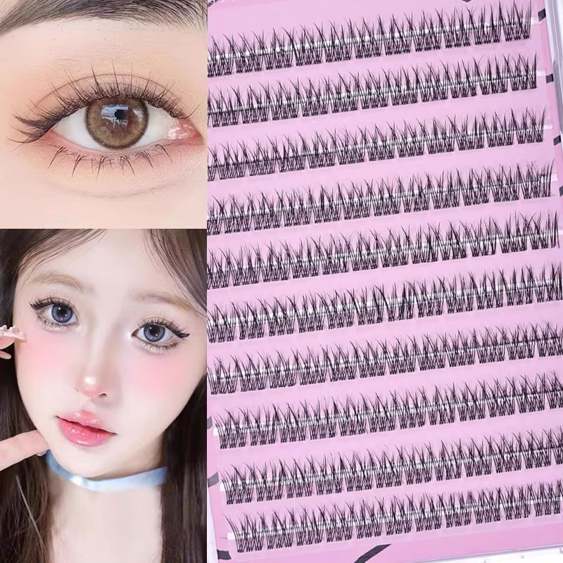 해바라기 디자인 재사용 가능한 피쉬 테일 인조 속눈썹  - Eyelash Extension Anime Style 리뷰 및 가격