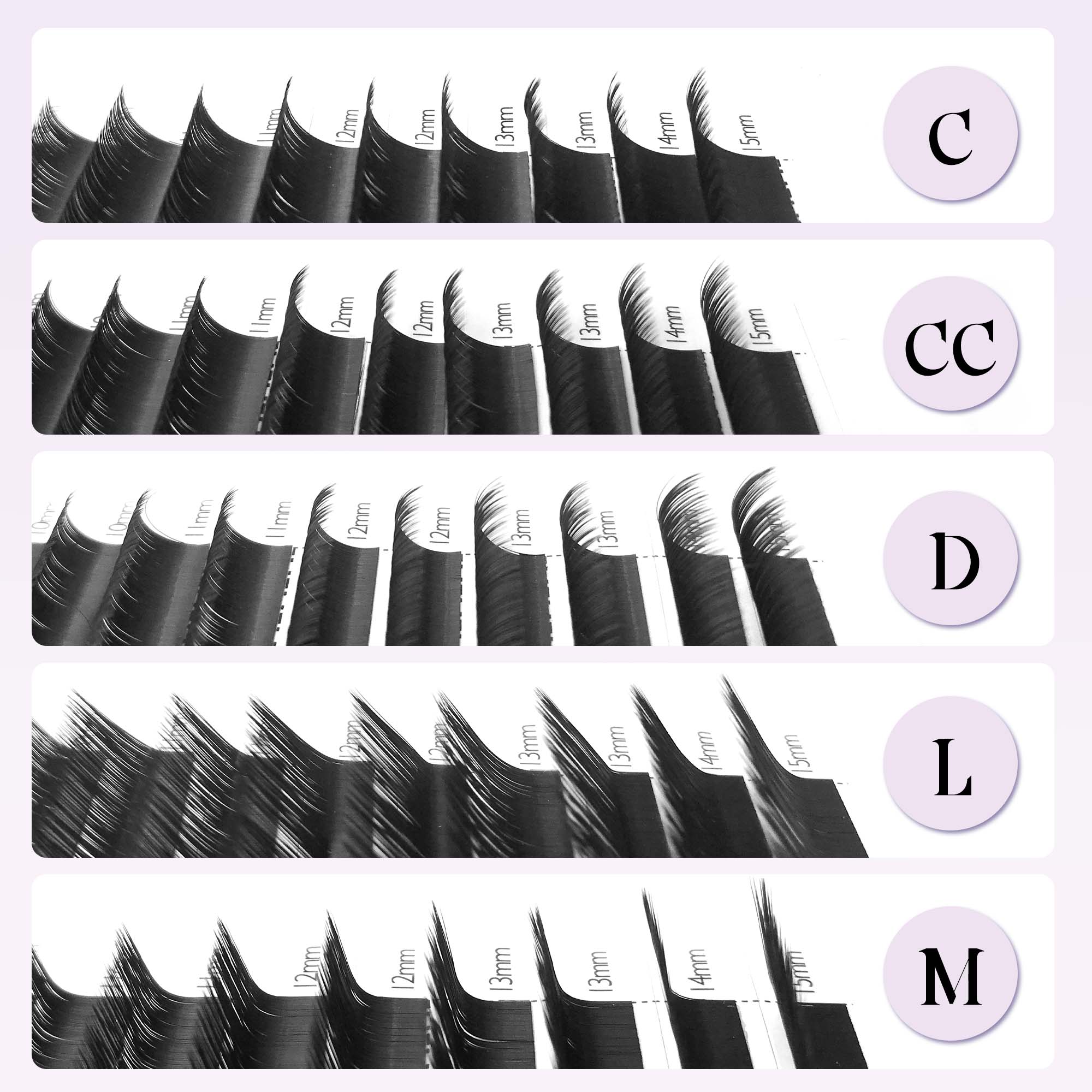 5개입 새롭게 업그레이드된 클래식 개별 속눈썹 라이터  - Eyelash Extension Natural Classic 리뷰 및 가격