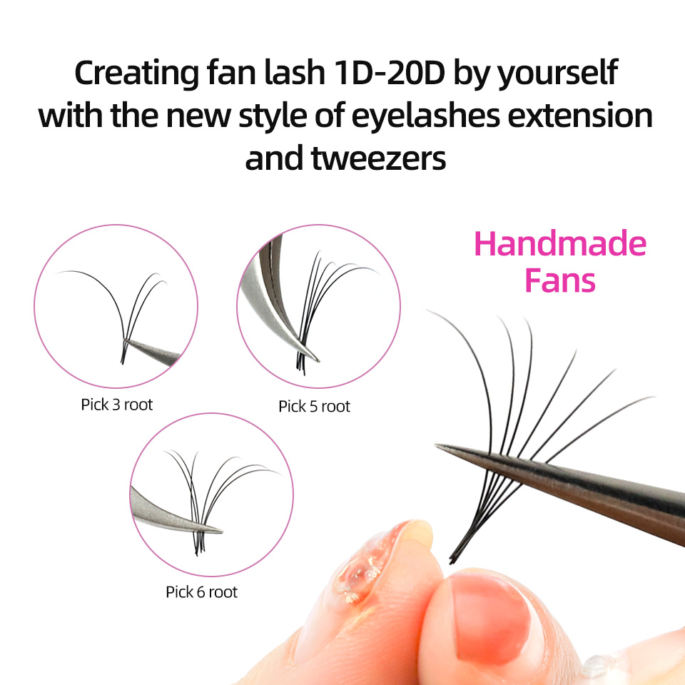 RUJADE 5 사례 / 대량 인조 속눈썹 연장 블랙  - Eyelash Extension Natural Classic 리뷰 및 가격