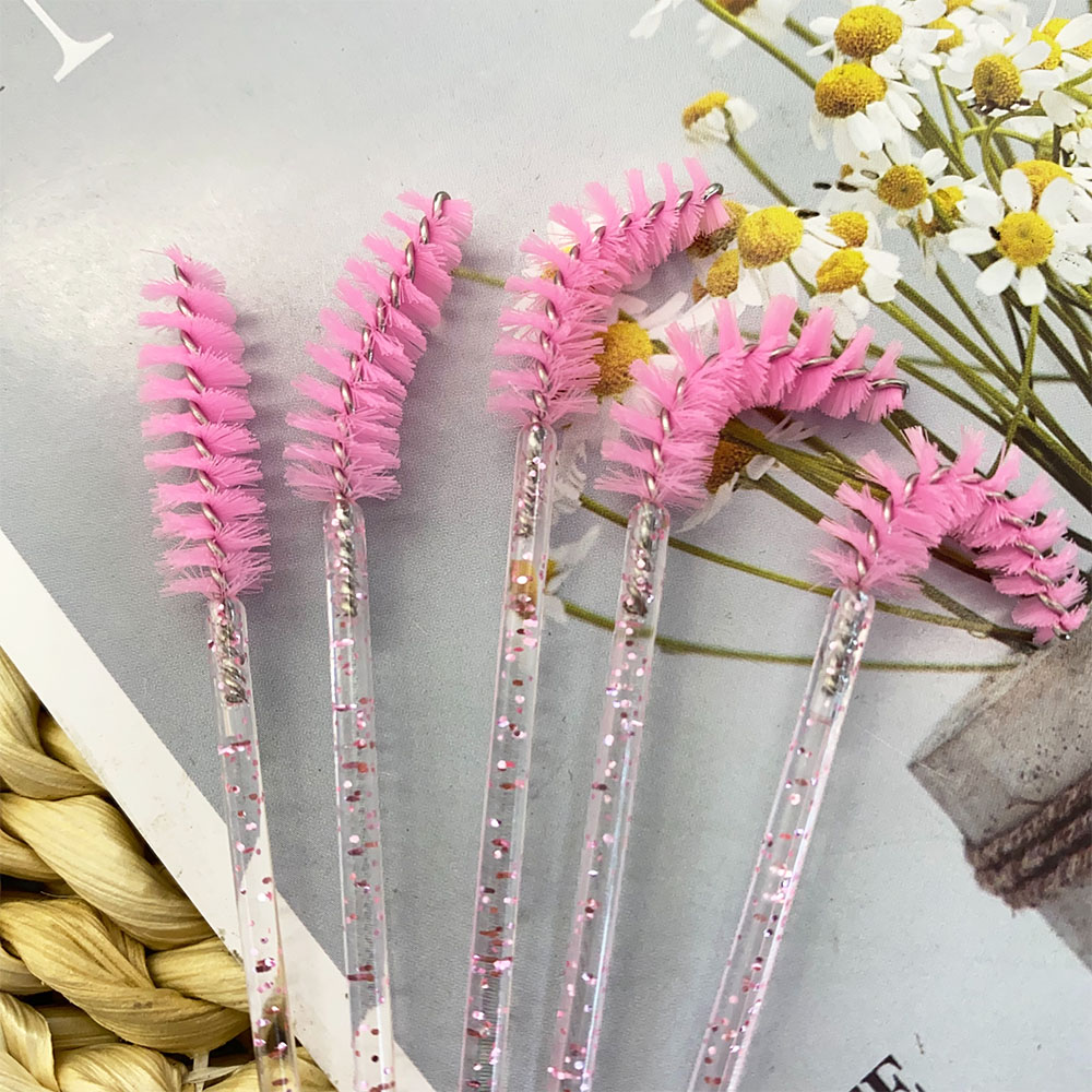 50/100/300/500pcs 스풀리 마스카라 완드  - Eyelash Extension Eyeliner 리뷰 및 가격